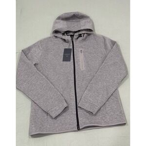 Men's VRST Gray Pinnacle Fleece Full Zip Hoodie Athletic Jacket - Small